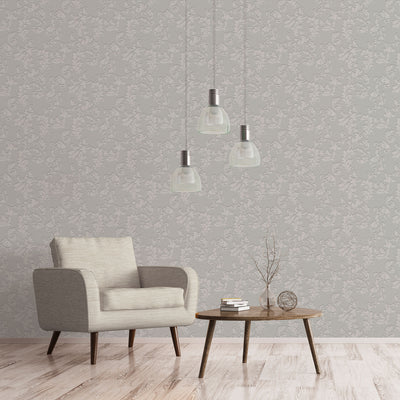 product image for Acanthus Trail Soft Grey from the Emporium Collection by Galerie Wallcoverings 65
