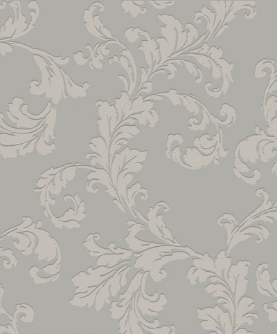 product image of Acanthus Trail Soft Grey from the Emporium Collection by Galerie Wallcoverings 577