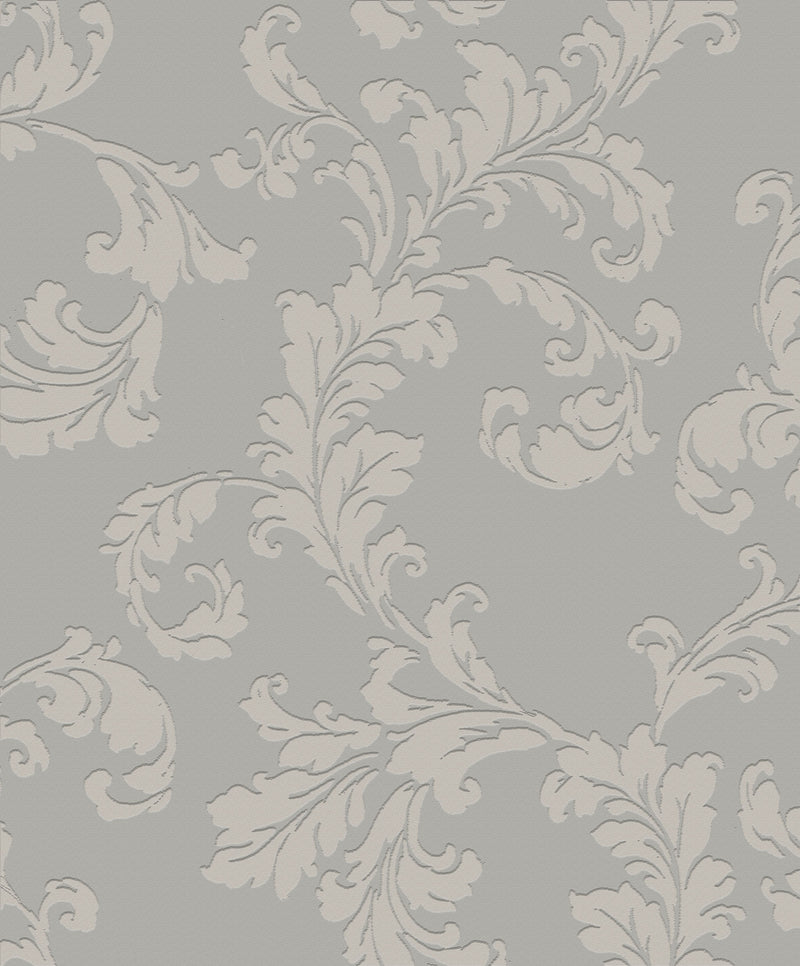 media image for Acanthus Trail Soft Grey from the Emporium Collection by Galerie Wallcoverings 241