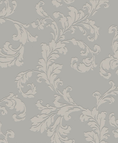 product image of sample acanthus trail soft grey from the emporium collection by galerie wallcoverings 1 588