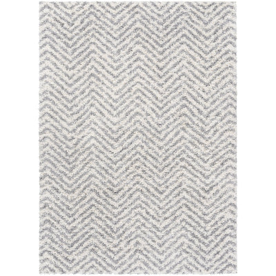 product image of Deluxe Shag DXS-2307 Rug in Medium Grey & White by Surya 583