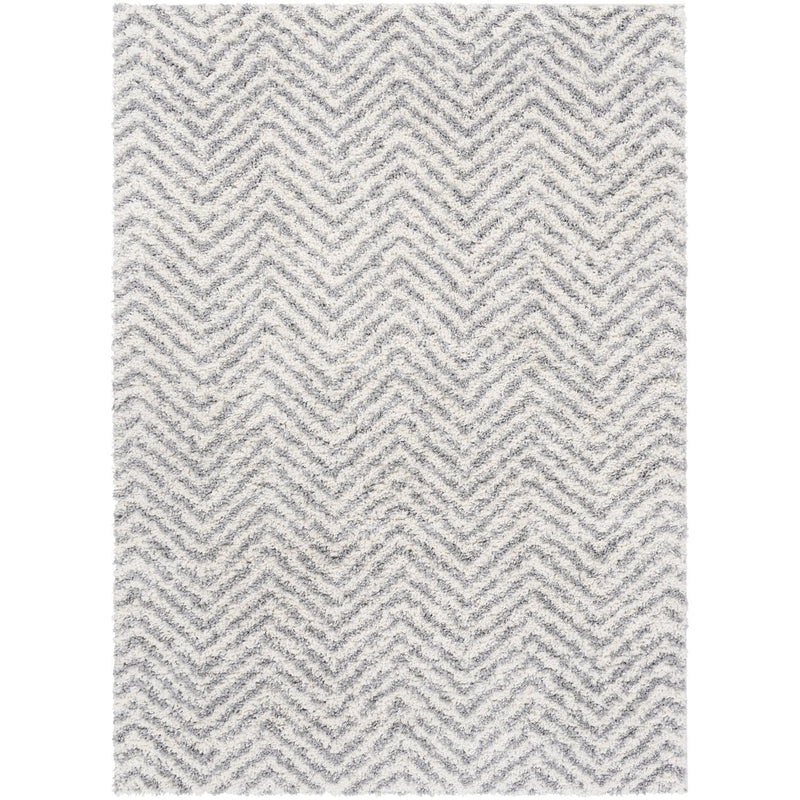 media image for Deluxe Shag DXS-2307 Rug in Medium Grey & White by Surya 289