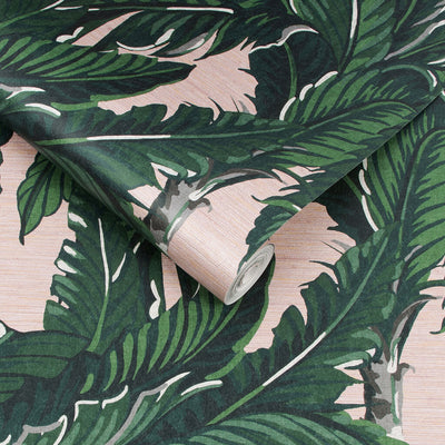 product image for Daintree Palm Wallpaper in Blush from the Exclusives Collection by Graham & Brown 18
