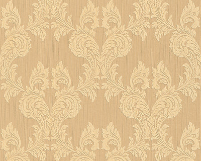 product image of sample damask floral wallpaper in beige and oranges design by bd wall 1 590