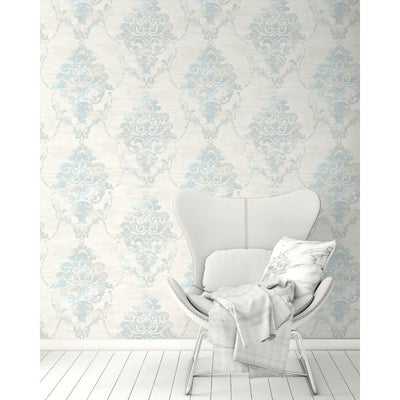 product image for Damask Wallpaper from the French Impressionist Collection by Seabrook Wallcoverings 90
