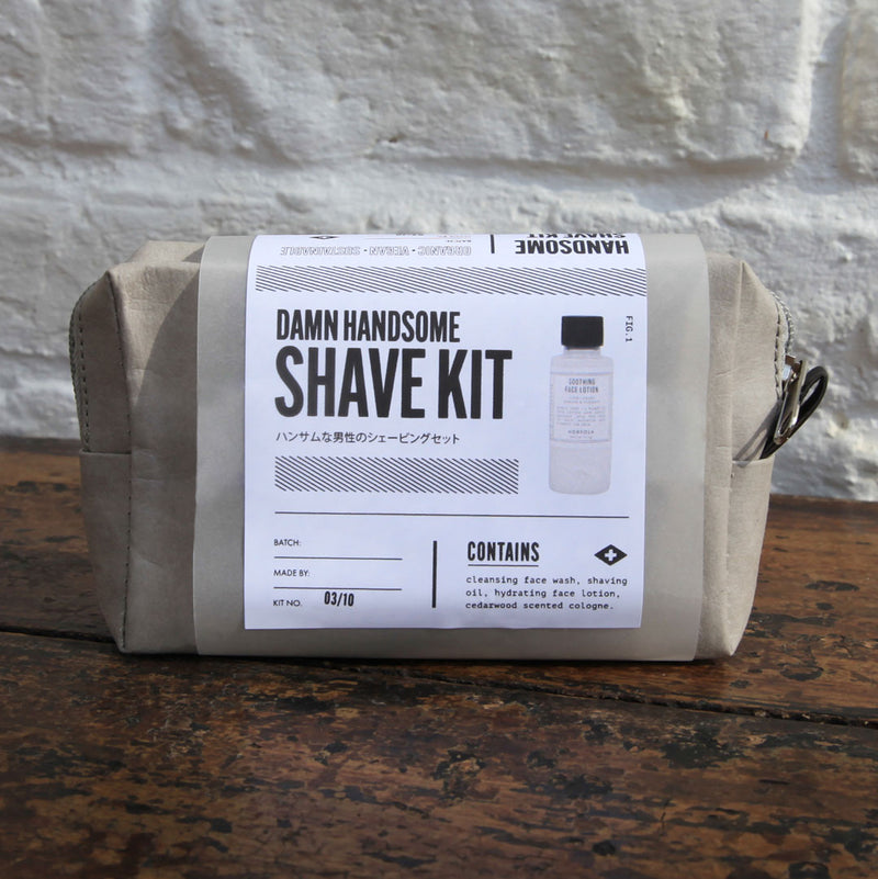 media image for damn handsome shave kit design by mens society 2 28