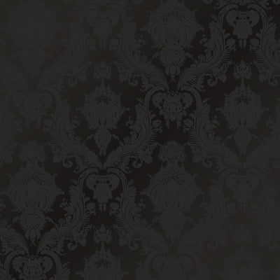 product image for Damsel Self-Adhesive Wallpaper in Black Velvet by Tempaper 20