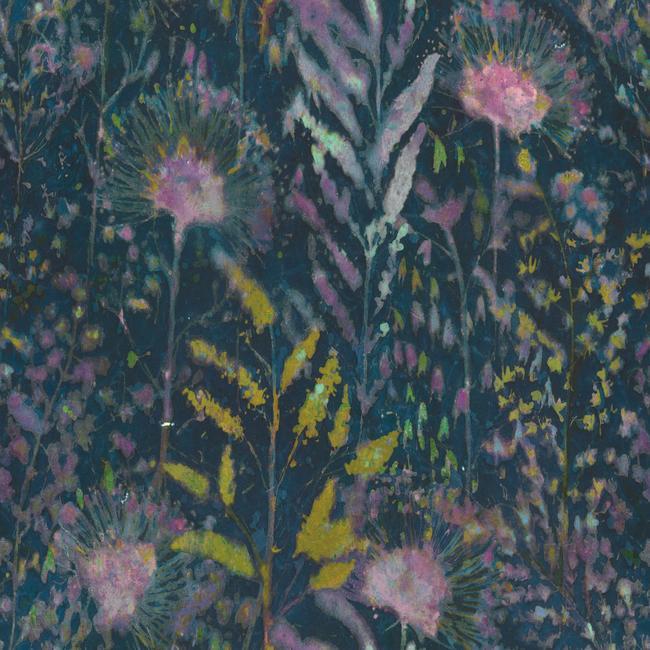 media image for sample dandelion peel stick wallpaper in teal by roommates for york wallcoverings 1 230