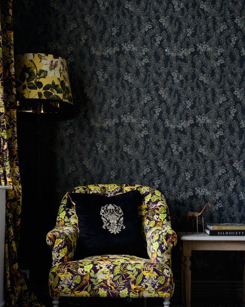 media image for Dark Leaves Wallpaper from the Wallpaper Compendium Collection by Mind the Gap 230