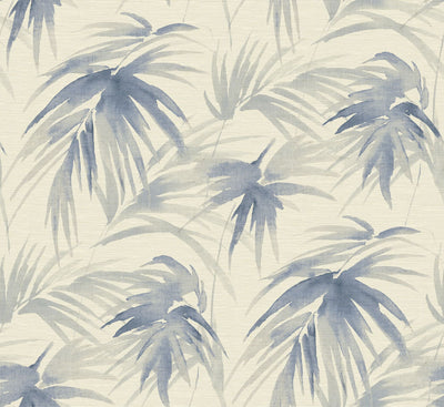 product image for Darlana Grasscloth Wallpaper in Blue from the Scott Living Collection by Brewster Home Fashions 74