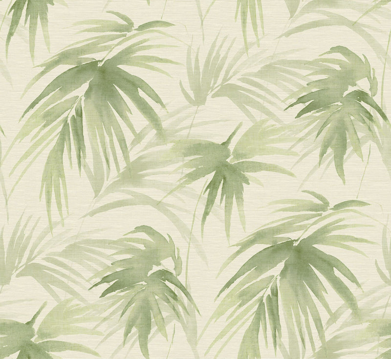 media image for Darlana Grasscloth Wallpaper in Green from the Scott Living Collection by Brewster Home Fashions 242