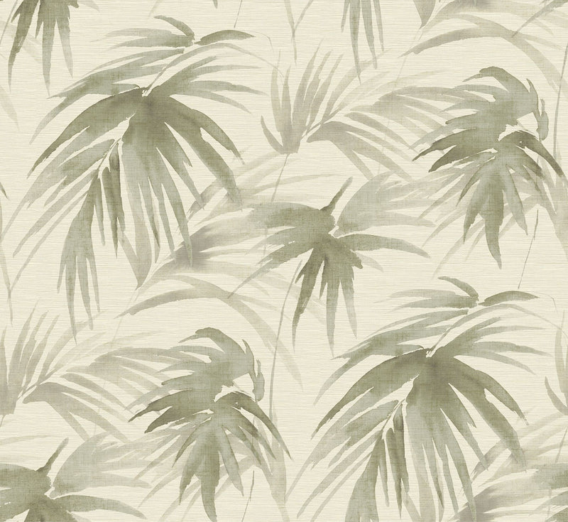 media image for Darlana Grasscloth Wallpaper in Sage from the Scott Living Collection by Brewster Home Fashions 26