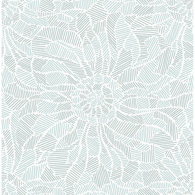 product image of Daydream Abstract Floral Wallpaper in Blue from the Celadon Collection by Brewster Home Fashions 516