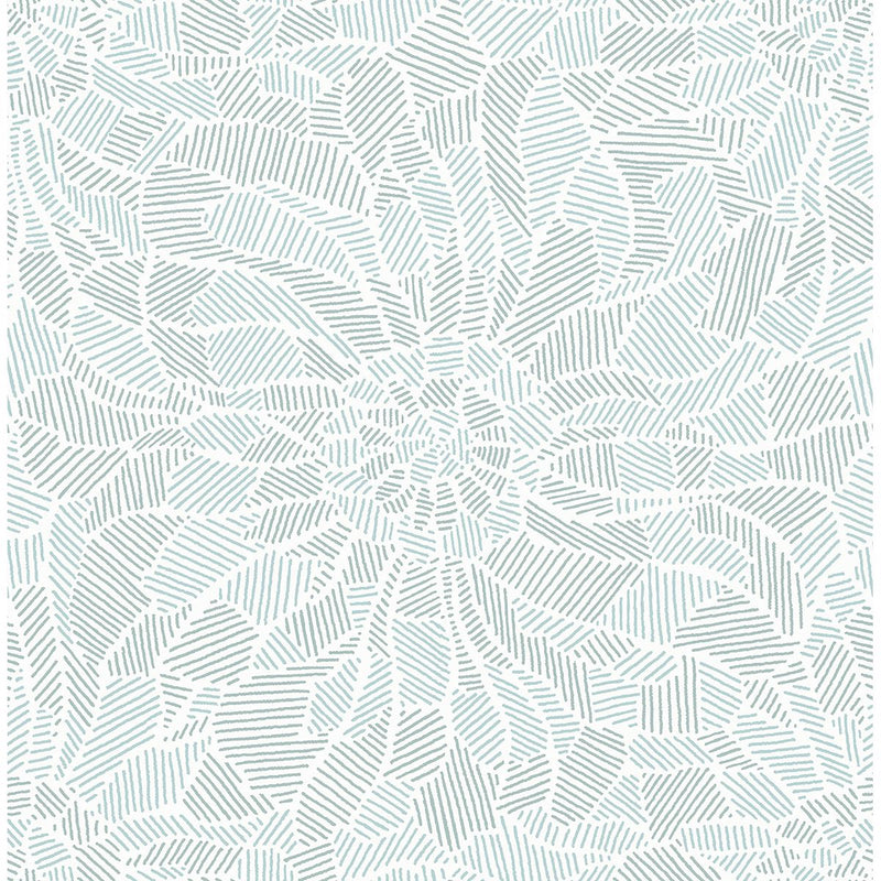 media image for Daydream Abstract Floral Wallpaper in Blue from the Celadon Collection by Brewster Home Fashions 210
