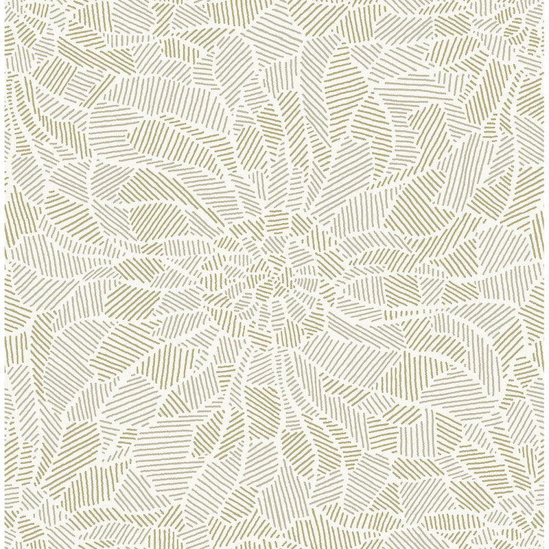 media image for Daydream Abstract Floral Wallpaper in Honey from the Celadon Collection by Brewster Home Fashions 265