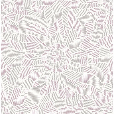 product image of Daydream Abstract Floral Wallpaper in Purple from the Celadon Collection by Brewster Home Fashions 543