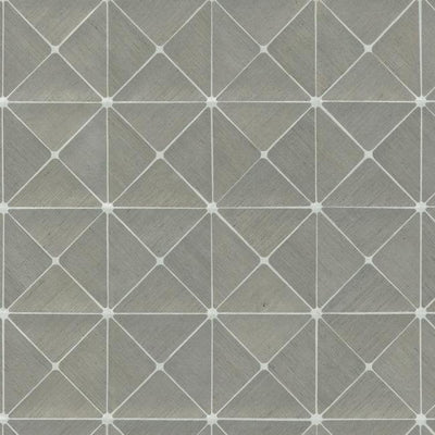 product image of sample dazzling diamond sisal wallpaper in grey and silver from the geometric resource collection by york wallcoverings 1 527