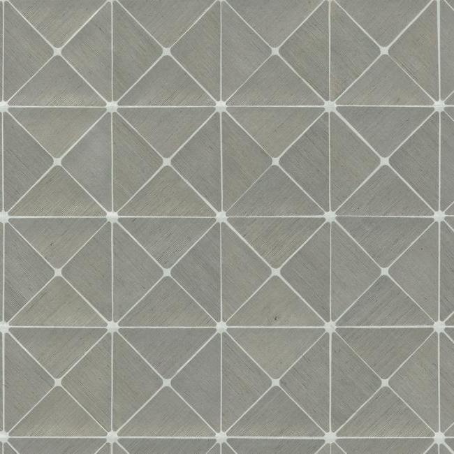 media image for Dazzling Diamond Sisal Wallpaper in Grey and Silver from the Geometric Resource Collection by York Wallcoverings 266