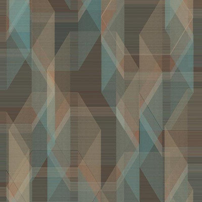 product image of sample debonair geometric peel stick wallpaper in brown by roommates for york wallcoverings 1 57