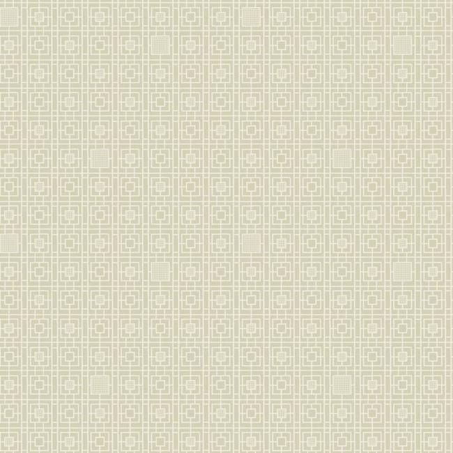 media image for Deco Screen Wallpaper in Beige and Ivory from the Deco Collection by Antonina Vella for York Wallcoverings 274
