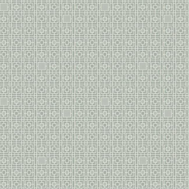 media image for Deco Screen Wallpaper in Grey from the Deco Collection by Antonina Vella for York Wallcoverings 292
