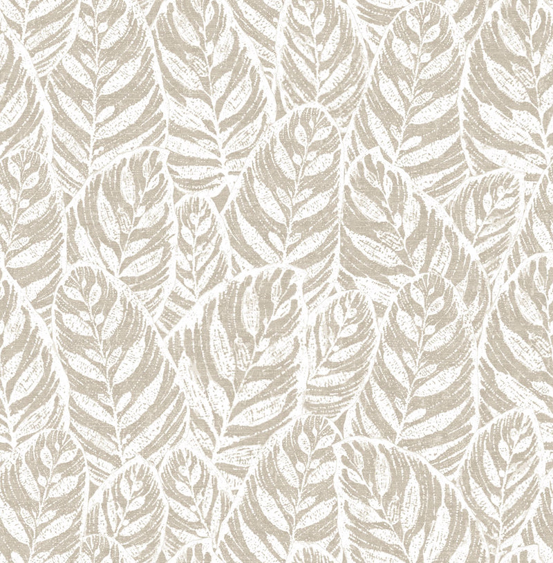 media image for Del Mar Botanical Wallpaper in Beige from the Scott Living Collection by Brewster Home Fashions 262