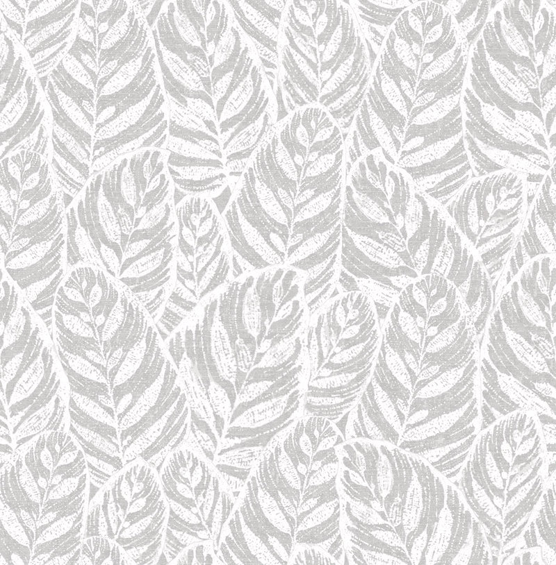 media image for sample del mar botanical wallpaper in grey from the scott living collection by brewster home fashions 1 256
