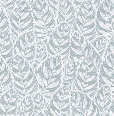 product image of sample del mar botanical wallpaper in light blue from the scott living collection by brewster home fashions 1 520