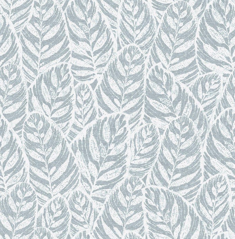 media image for sample del mar botanical wallpaper in light blue from the scott living collection by brewster home fashions 1 224