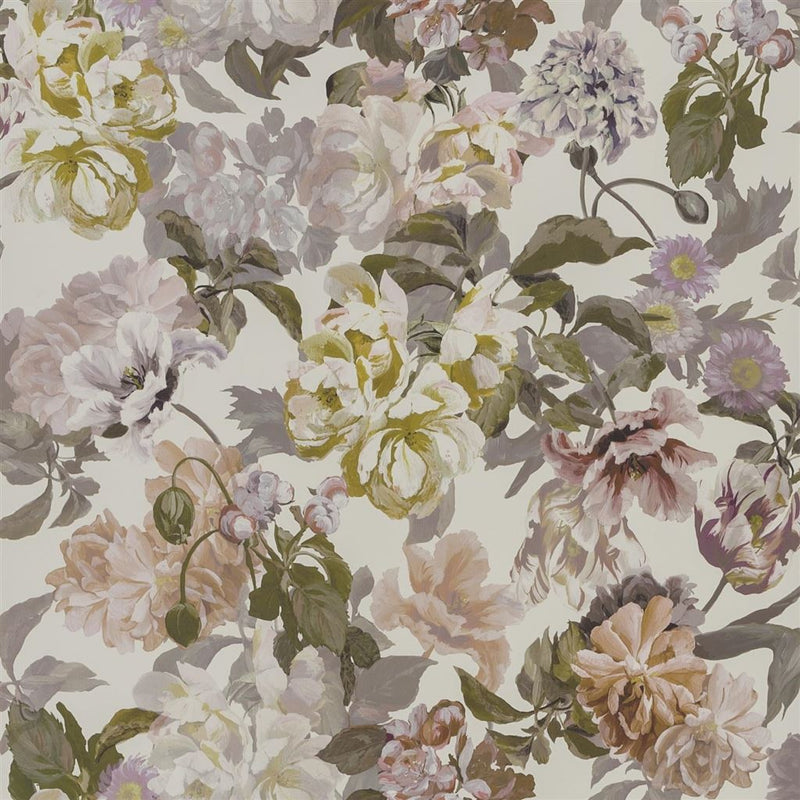 media image for Delft Flower Wallpaper in Linen from the Tulipa Stellata Collection by Designers Guild 217