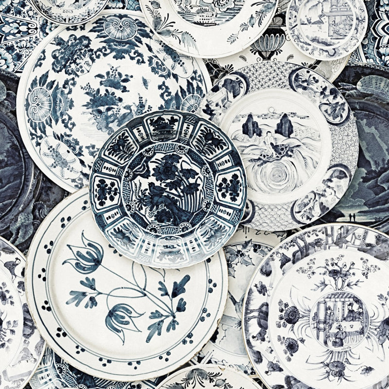 media image for sample delftware vintage wallpaper from collection ii by mind the gap 1 232