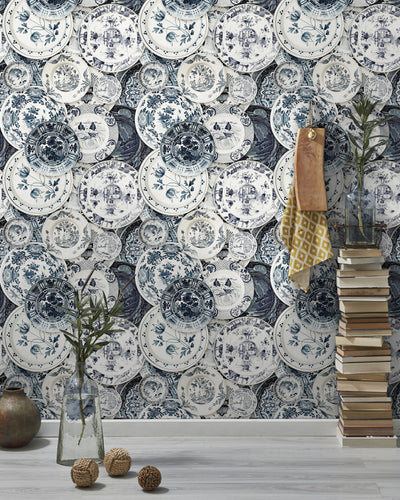 product image for Delftware Vintage Wallpaper from Collection II by Mind the Gap 43