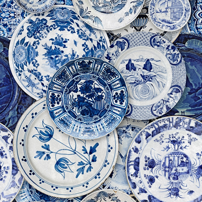 media image for Delftware Wallpaper from Collection II by Mind the Gap 211