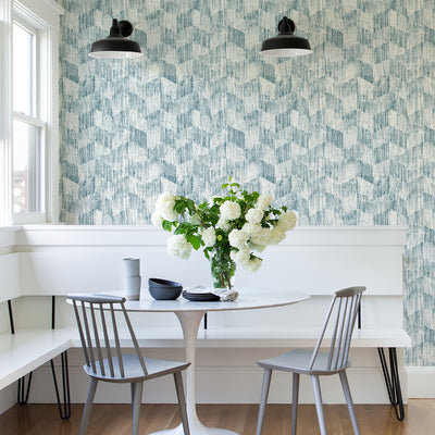 product image for Demi Teal Distressed Wallpaper from the Scott Living II Collection by Brewster Home Fashions 38