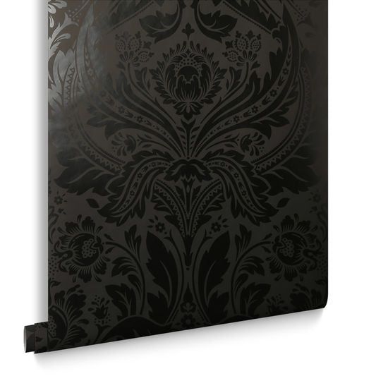 media image for sample desire wallpaper in black from the exclusives collection by graham brown 1 247