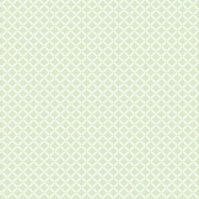 media image for Diamond Gate Wallpaper in Green from the Grandmillennial Collection by York Wallcoverings 25