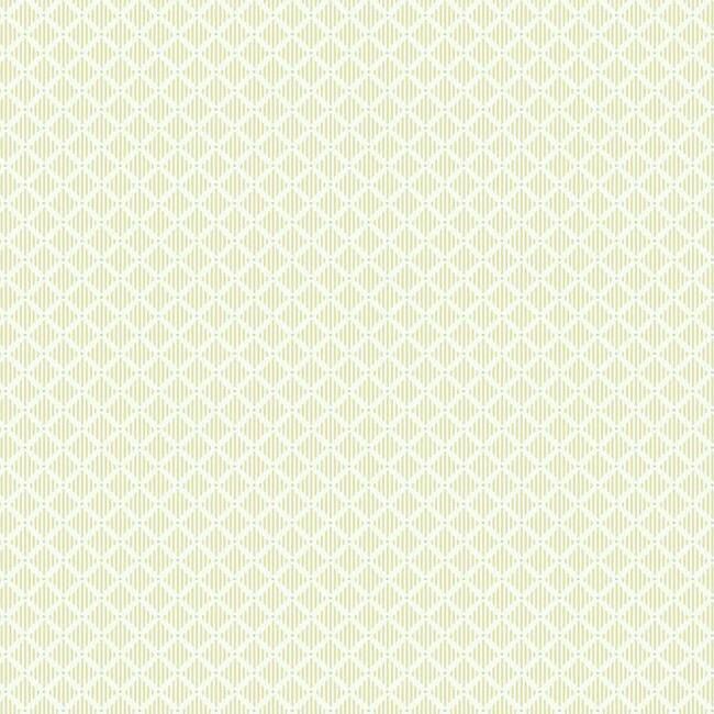 media image for Diamond Gate Wallpaper in Yellow from the Grandmillennial Collection by York Wallcoverings 284