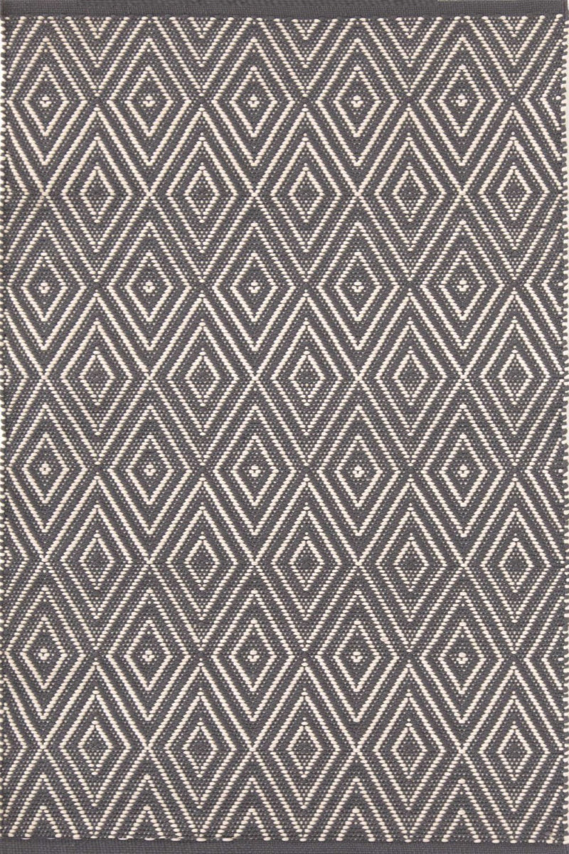 media image for diamond graphite ivory indoor outdoor rug by annie selke rdb256 1014 1 291