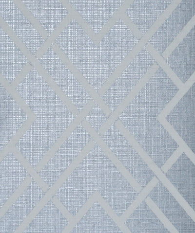 product image for Diamond Lattice Wallpaper in Metallic Slate Blue from the Essential Textures Collection by Seabrook Wallcoverings 28