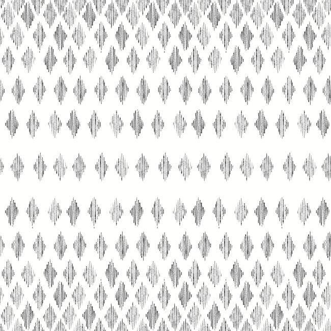media image for sample diamond ombre wallpaper in black and white from the simply farmhouse collection by york wallcoverings 1 284