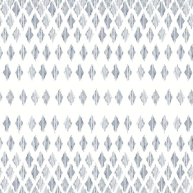 media image for Diamond Ombre Wallpaper in Navy and White from the Simply Farmhouse Collection by York Wallcoverings 241