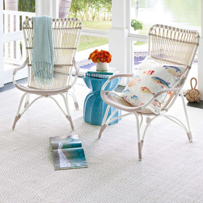 product image for diamond platinum white indoor outdoor rug by annie selke rdb203 1014 4 43
