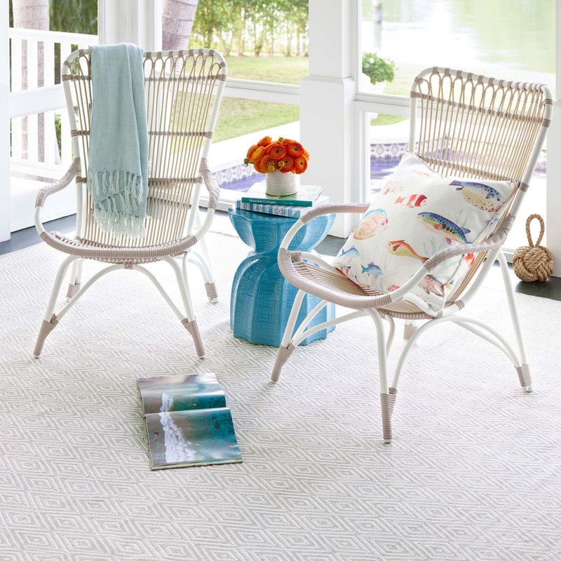 media image for diamond platinum white indoor outdoor rug by annie selke rdb203 1014 4 212