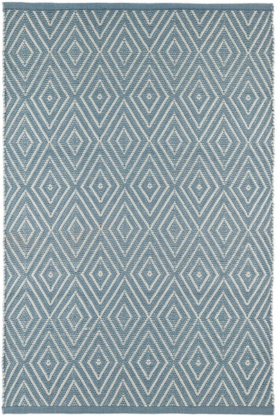 product image of diamond slate light blue indoor outdoor rug by annie selke rdb164 1014 1 549