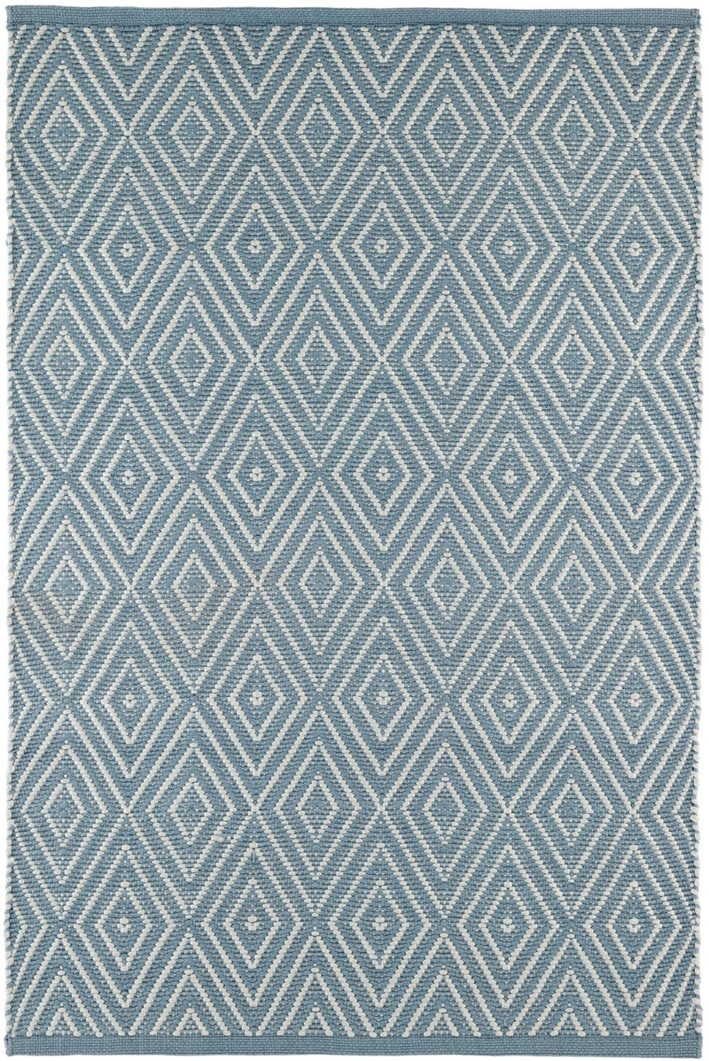media image for diamond slate light blue indoor outdoor rug by annie selke rdb164 1014 1 278