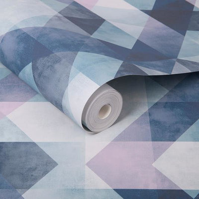 product image for Dimension Wallpaper in Steel Blue from the Exclusives Collection by Graham & Brown 20