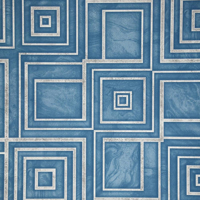 product image of Dimensional Geometric Wallpaper in Blue from the Precious Elements Collection by Burke Decor 583