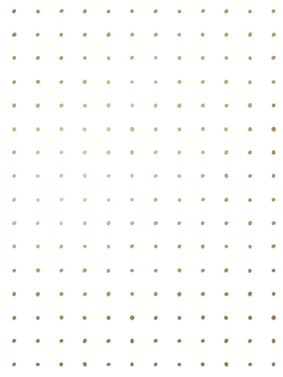 product image for Dimes Wallpaper in Gold and White by Thatcher Studio 7