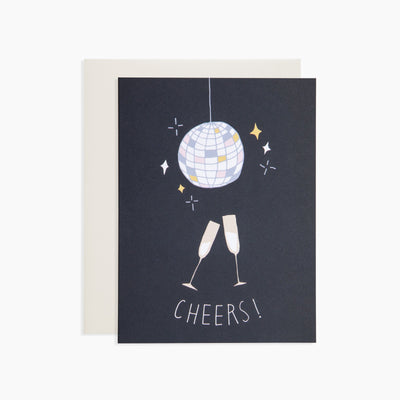 product image of Disco Ball Cheers Card by Poketo 55