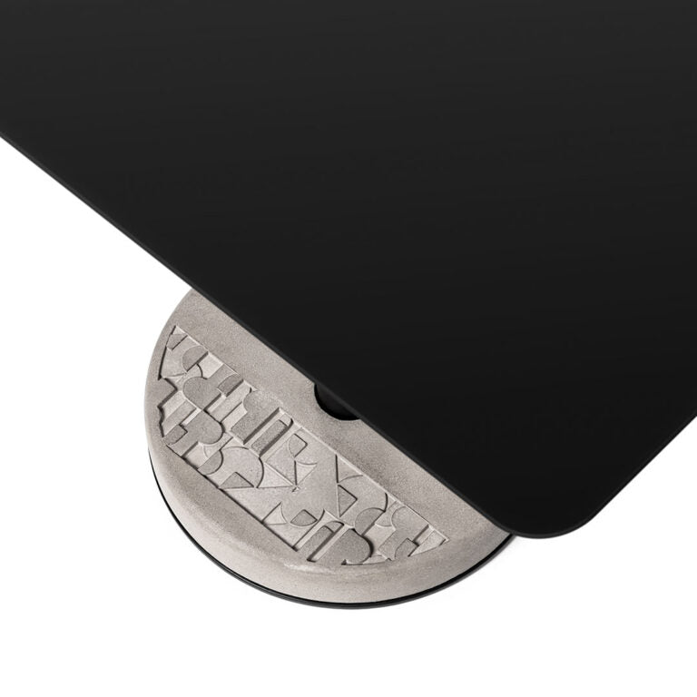media image for Donut - Rectangular Bistro Table in Black 238